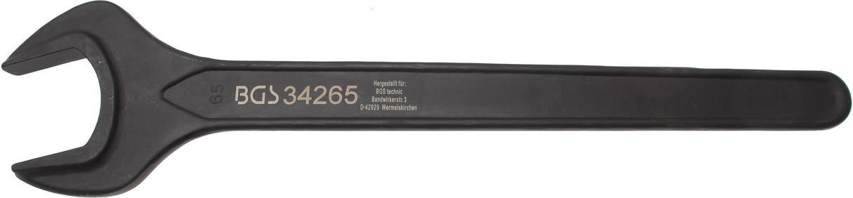 SINGLE OPEN END SPANNER | DIN 894 | 65 MM (34265)