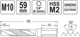 COMBINED DRILL TAP M10 HEX (YT-44847)