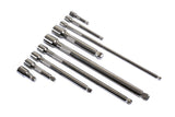 EXTENSION BAR SET | FLEX HANDLE | 6.3 MM (1/4") / 10 MM (3/8") / 12.5 MM (1/2") | 9 PCS. (KD146)