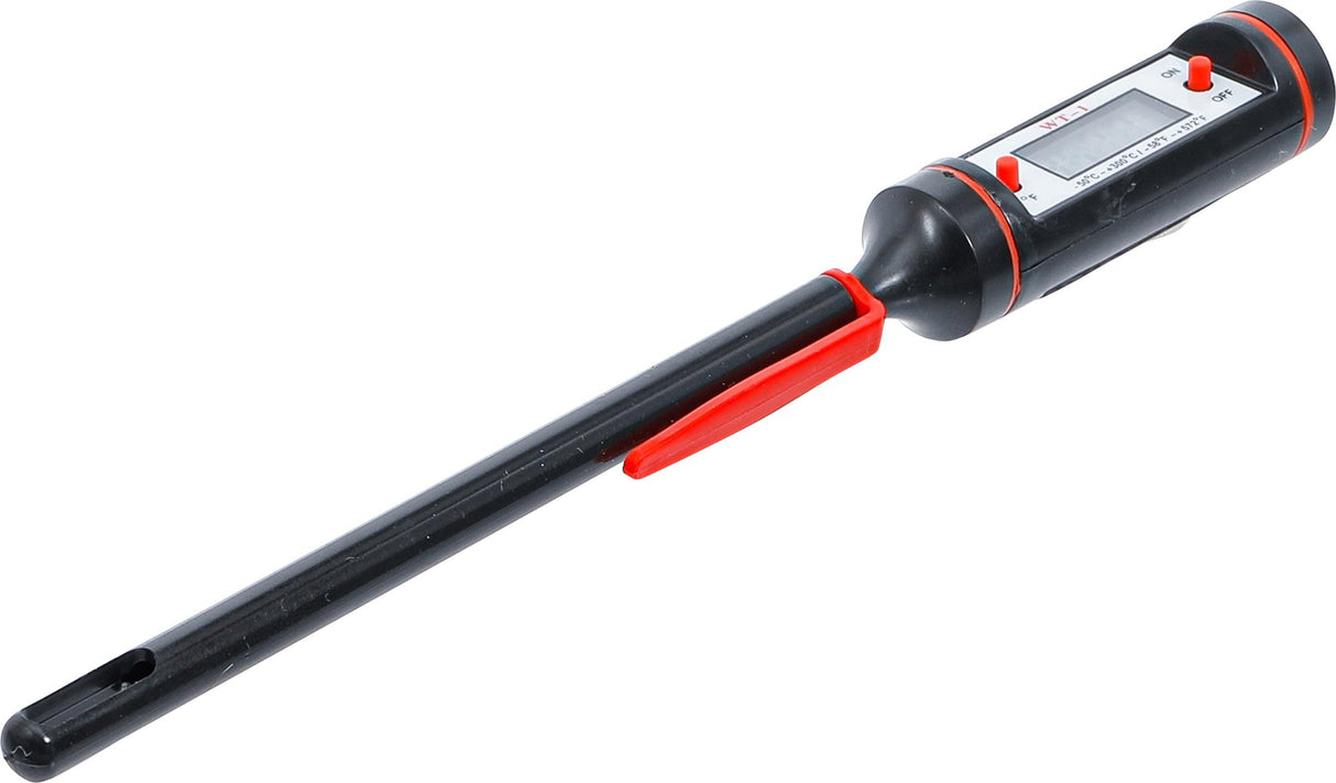 DIGITAL THERMOMETER WITH STAINLESS STEEL SENSOR PROBE (8714)