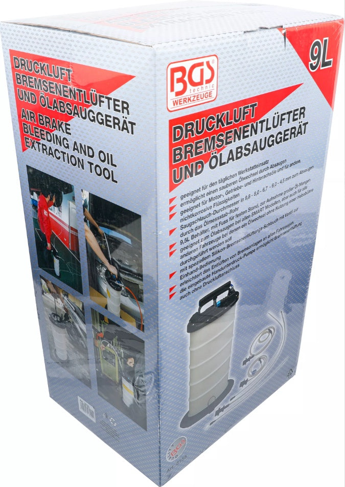 AIR BRAKE BLEEDING AND OIL EXTRACTION UNIT - PNEUMATIC AND MANUAL (3155)