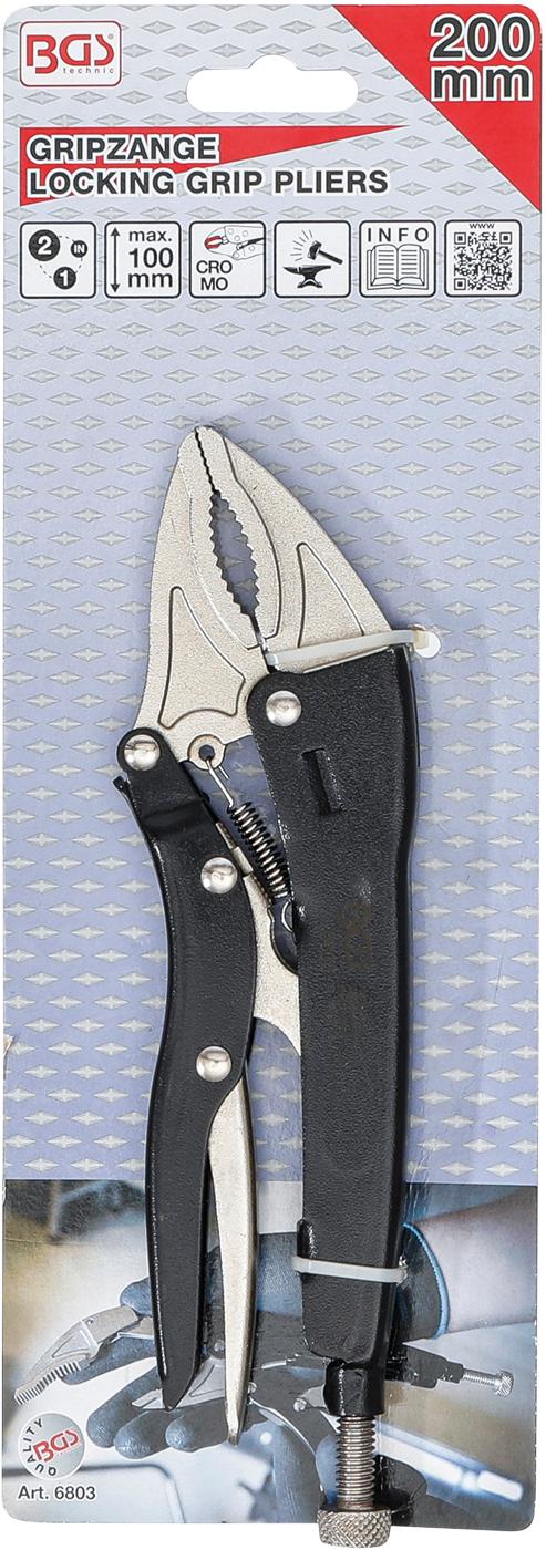 LOCKING GRIP PLIERS | "2-IN-1" | 200 MM (6803)