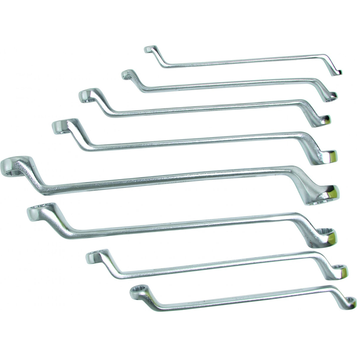 DOUBLE RING SPANNER SET | OFFSET | 6 X 7 - 20 X 22 MM | 8 PCS. (1212)