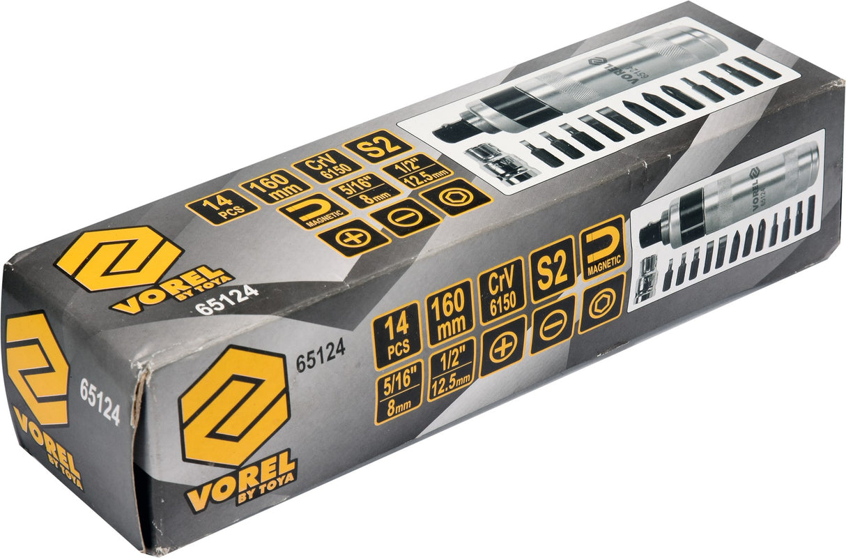 14PCS IMPACT SCREWDRIVER SET (65124)