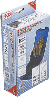 TWIST DRILL / TAP SET | 14 PCS. (9296)