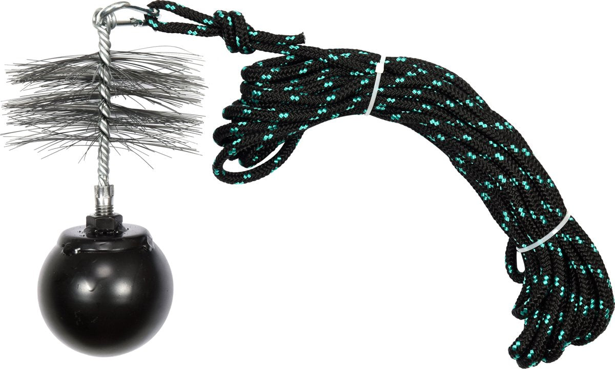 CHIMNEY BRUSH WIT IRON BALL 10M W125 K13 (73031)