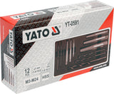 SCREW EXTRACTOR SET 12PCS (YT-0591)