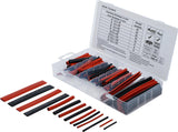 SHRINK TUBE ASSORTMENT | RED / BLACK | 150 PCS. (9404)