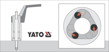 ROLLER STUD EXTRACTOR SET (YT-0620)