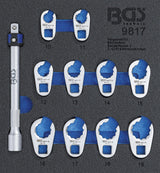 TOOL TRAY 1/6: CROWFOOT SPANNER SET | 10 MM (3/8") | 10 - 19 MM | 11 PCS. (9817)