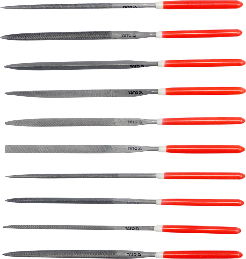 NEEDLE FILE SET 10PCS 3X140X65MM (YT-6163)