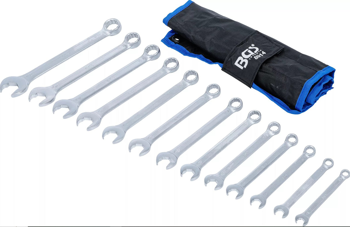 COMBINATION SPANNER SET | OPEN END WITH RATCHET FUNCTION | 8 - 21 MM | 13 PCS. (8914)
