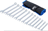 COMBINATION SPANNER SET | OPEN END WITH RATCHET FUNCTION | 8 - 21 MM | 13 PCS. (8914)