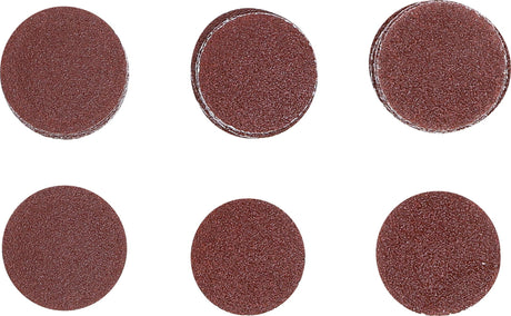 SANDING PADS FOR ECCENTRIC SANDERS | Ø 30 MM | K 60 - 80 - 120 | 30 PCS. (70193)