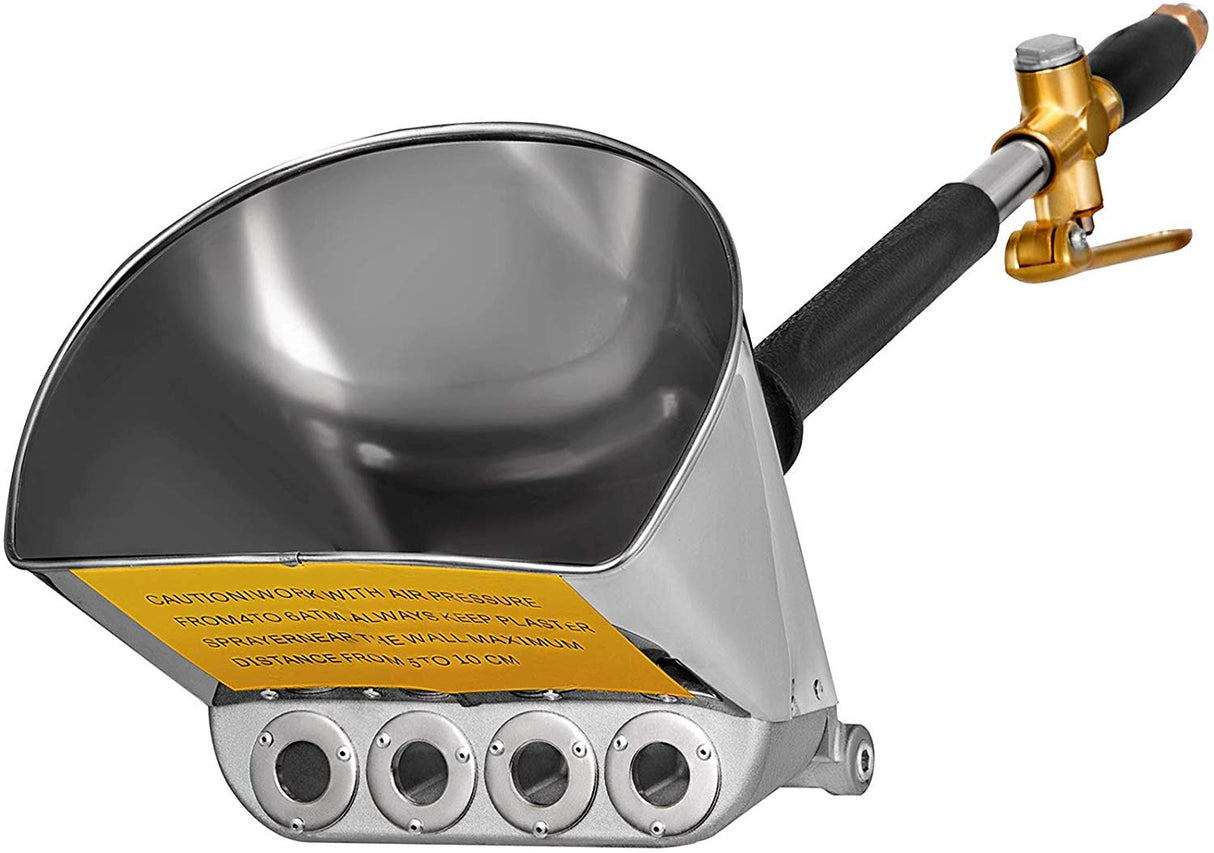 CEILING PLASTERING GUN | PNEUMATIC | STAINLESS STEEL (PG002)
