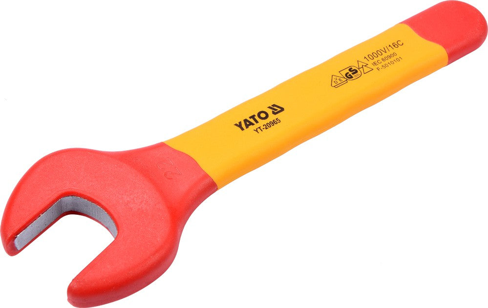 INSULATED OPEN END WRENCH 22MM VDE (YT-20965)