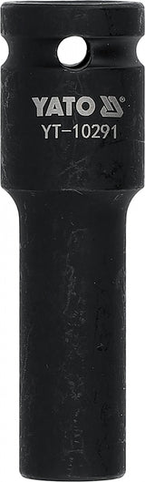 IMPACT SOCKET, HEXAGONAL, LONG | 12.5 MM (1/2") | 10 MM (YT-10291)