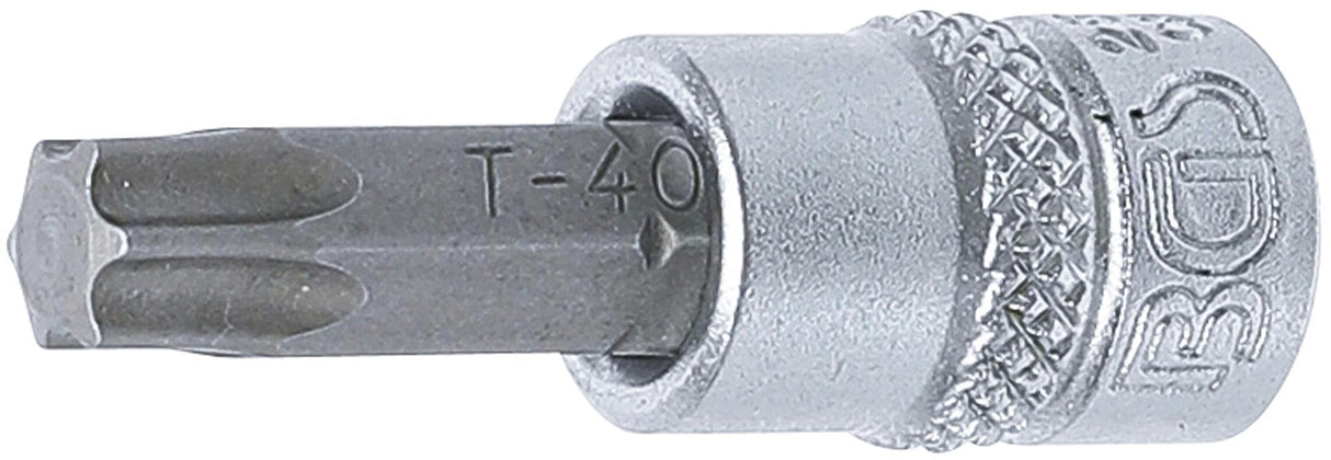 BIT SOCKET | 6.3 MM (1/4") DRIVE | T-STAR (FOR TORX) T40 (2596)