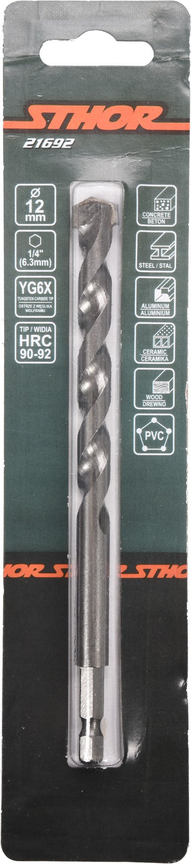 UNIVERSAL DRILL WITH HEX SHANK 12,0MM (21692)