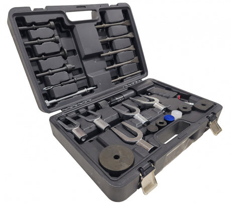 VIBRO / IMPACT CHISEL / PUNCH / REMOVER SET WITH PNEUMATIC HAMMER | 25 PCS. (AH25M)