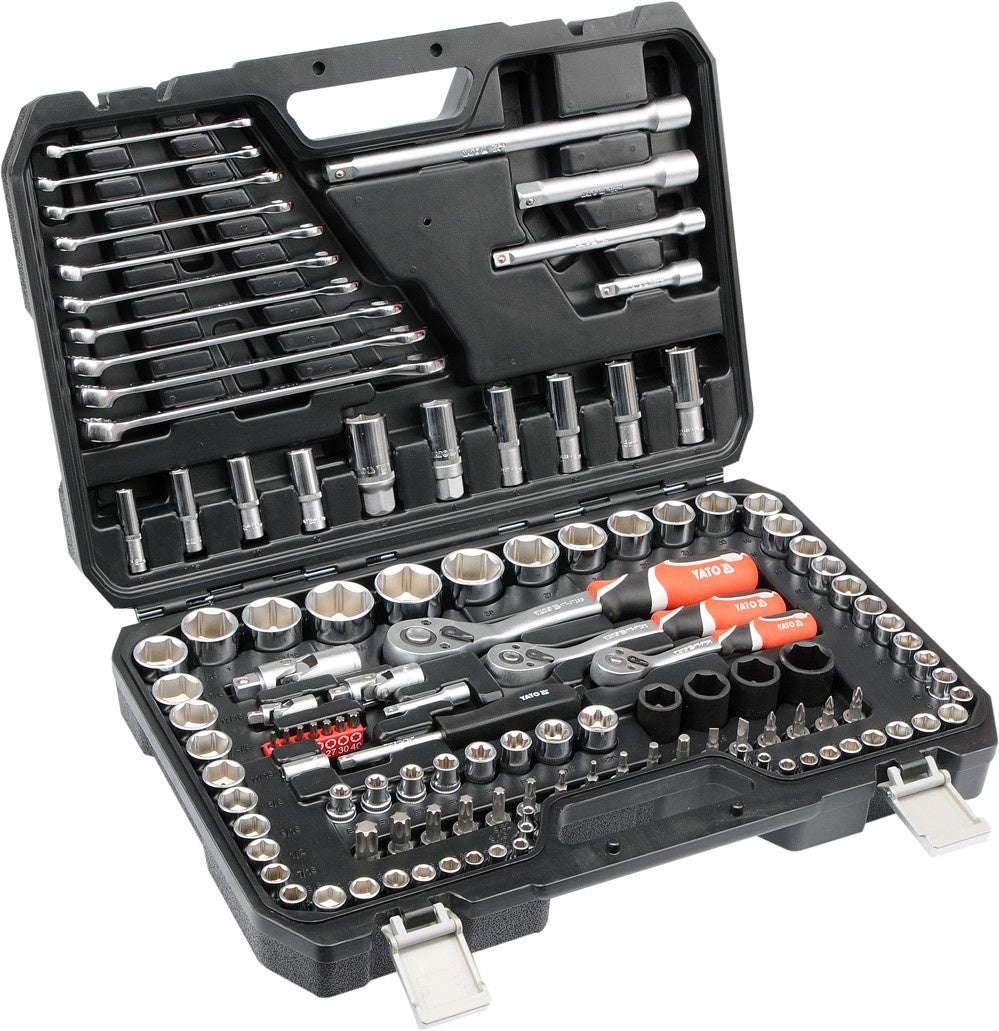 SOCKET SET 1/4", 3/8" & 1/2" 120PCS (YT-38801)