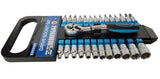 SOCKET AND BIT SET WITH RATCHET | 6.3 MM (1/4") | 4-13 MM | 27 PCS. (KR143027)