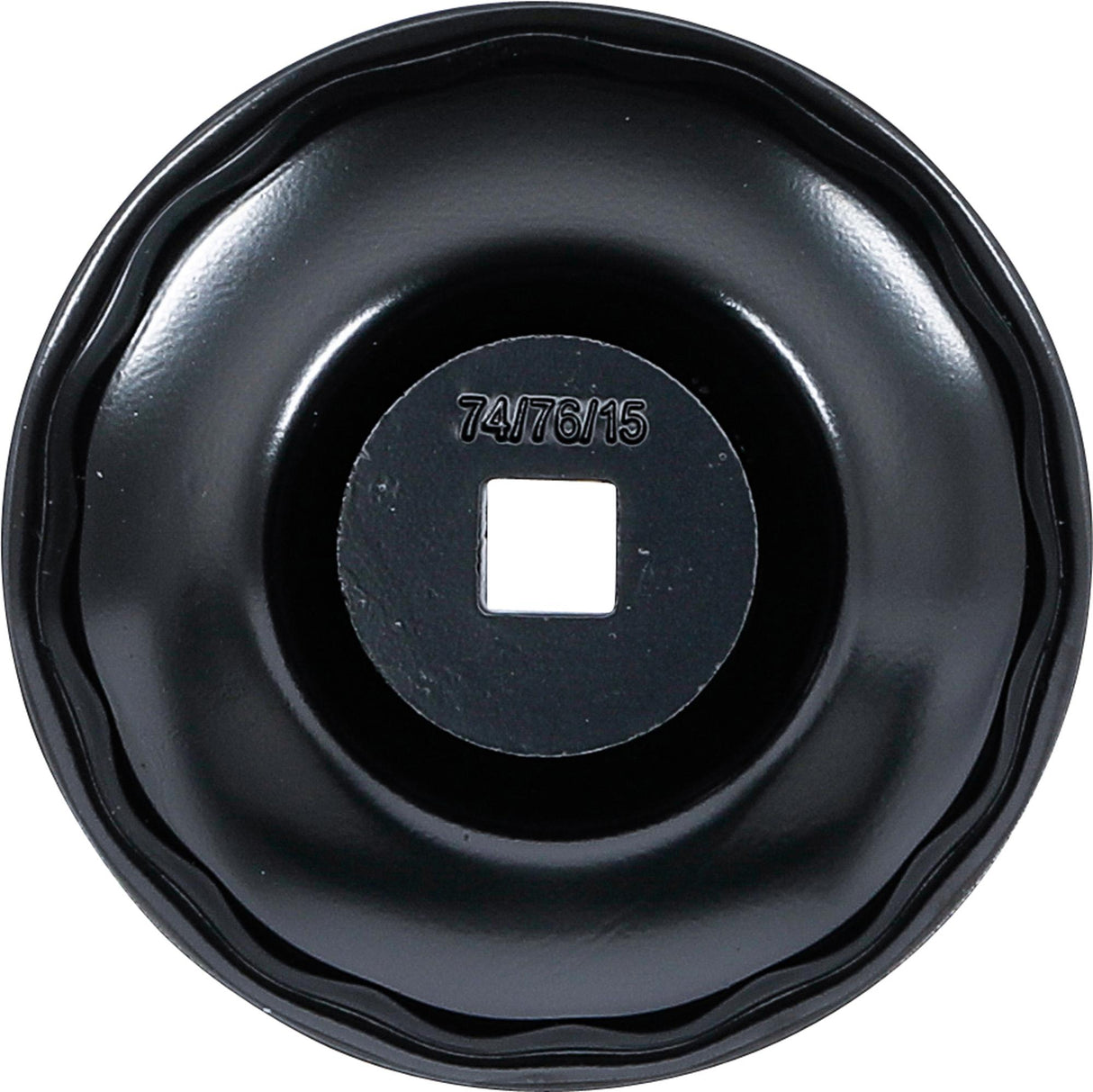 OIL FILTER WRENCH | 15-POINT | Ø 74 - 76 MM | FOR AUDI, FORD, MERCEDES-BENZ, OPEL / VAUXHALL, VW (1039-74-76)