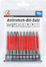 ANTI-SLIP BIT SET | MAGNETIC | 70 MM | 10 PCS. (4831)