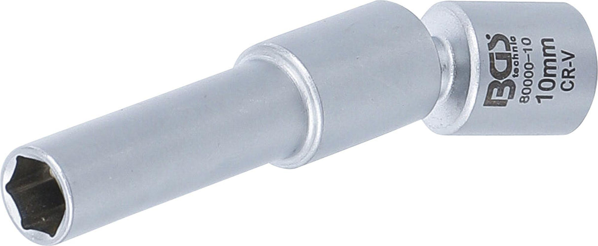 SWIVEL GLOW & SPARK PLUG SOCKET | 10 MM (3/8") | 10 MM (80000-10)