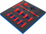 TOOL TRAY 2/3: VDE TOOL SET | 10 MM (3/8") | 7 - 22 MM | 12 PCS. (70213)