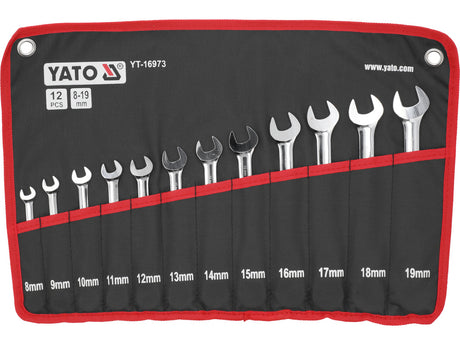 12PCS FLEXIBLE RATCHET COMBI WRENCH SET (YT-16973)
