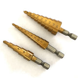 STEP DRILL BITS FOR HOLE ENLARGEMENT | HSS4241 | 3-20 MM | 3 PCS. (SK1616)