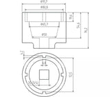 PIN WRENCH FOR GEARBOX FLANGE | FOR SCANIA | 72/80 MM (5421)