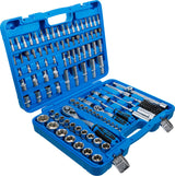 SOCKET SET | 6.3 MM (1/4") / 12.5 MM (1/2") DRIVE | 150 PCS. (74518)