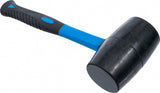 RUBBER MALLET | FIBREGLAS SHAFT | BLACK HEAD | Ø 70 MM | 900 G (1963)