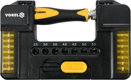 PRECISION SCREWDRIVER WITH SOCKETS AND PRECISION BITS | 37 PCS. (65022)
