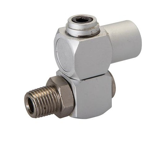 PNEUMATIC SWIVEL COUPLER 360° | 6.3 MM (1/4") FEMALE / MALE THREAD (LF-30)