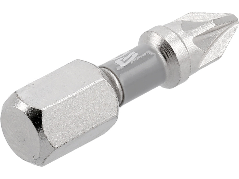 SCREWDRIVER BITS 1/4 25MM PZ1 2 PCS NI (YT-78003)