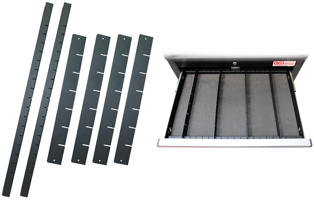 DRAWER DIVIDER FOR WORKSHOP TROLLEY | 6 PCS. (67166)