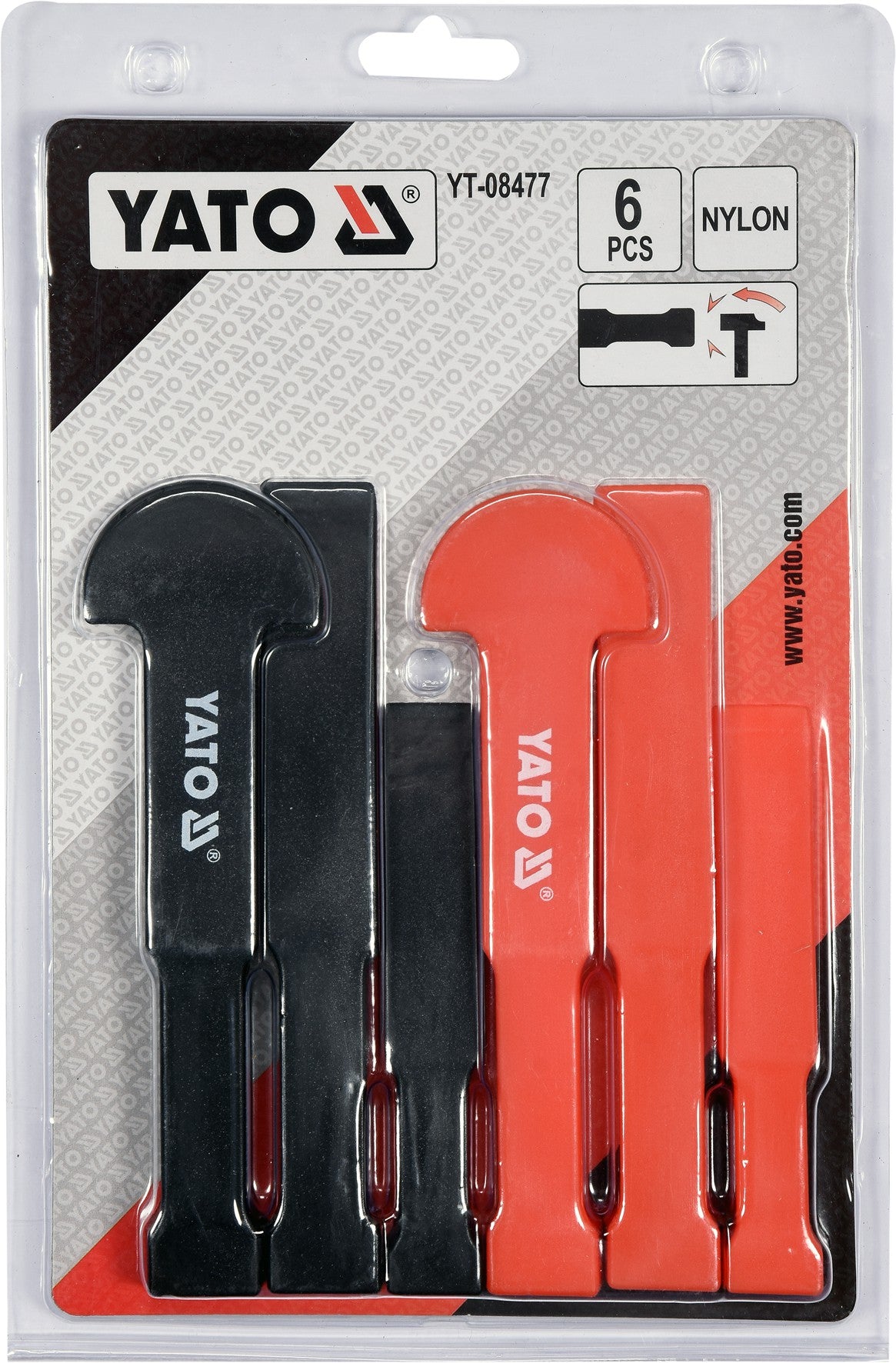 PLASTIC CHISEL SET 6 PCS (YT-08477)