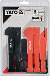 PLASTIC CHISEL SET 6 PCS (YT-08477)