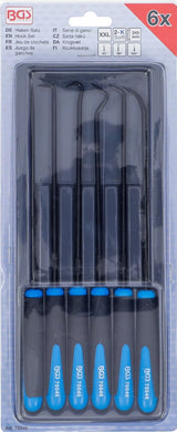 HOOK SET | EXTRA LONG | 245 MM | 6 PCS. (70046)