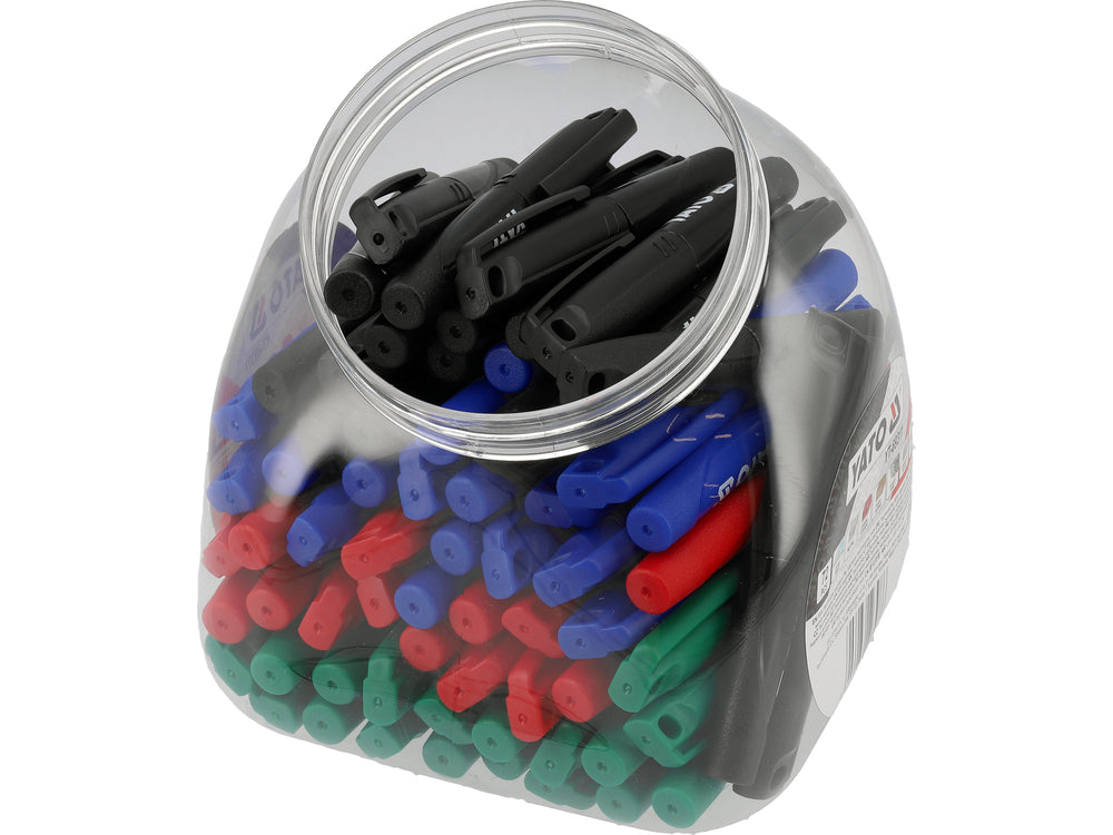 TECHNICAL MARKERS MINI SET 72 PCS / BLACK-GREEN-RED-BLUE (YT-69311)