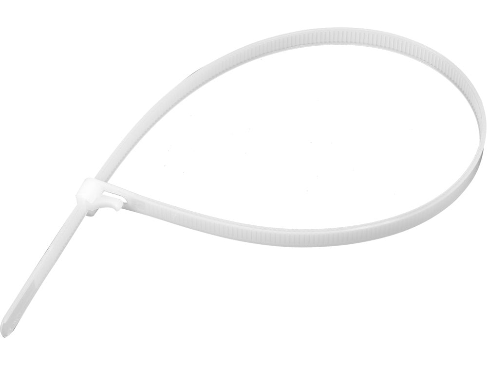 RELEASABLE CAB TIES 7,6X400MM 50PCS WHI (YT-70667)