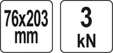 C CLAMP 3" X 8" (YT-64191)
