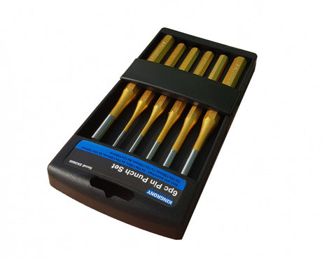 BLUNT PUNCH SET | CR-V | 150 MM | 3 - 8 MM | 6 PCS. (SK0666)