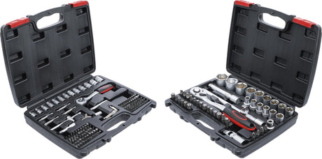 SOCKET SET | 6.3 MM (1/4") / 12.5 MM (1/2") DRIVE | INCH SIZES | 174 PCS. (9192)