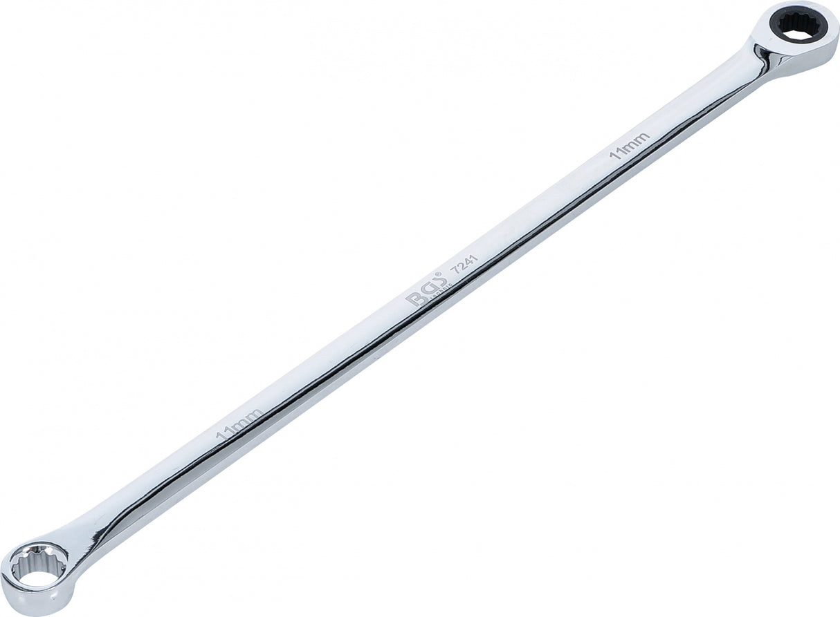 RATCHET RING WRENCH AND RING SPANNER | EXTRA LONG | 11 MM (7241)