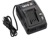 2 X 4.0 AH BATTERIES AND FAST 4.5A CHARGER KIT | 18V (YT-828510)