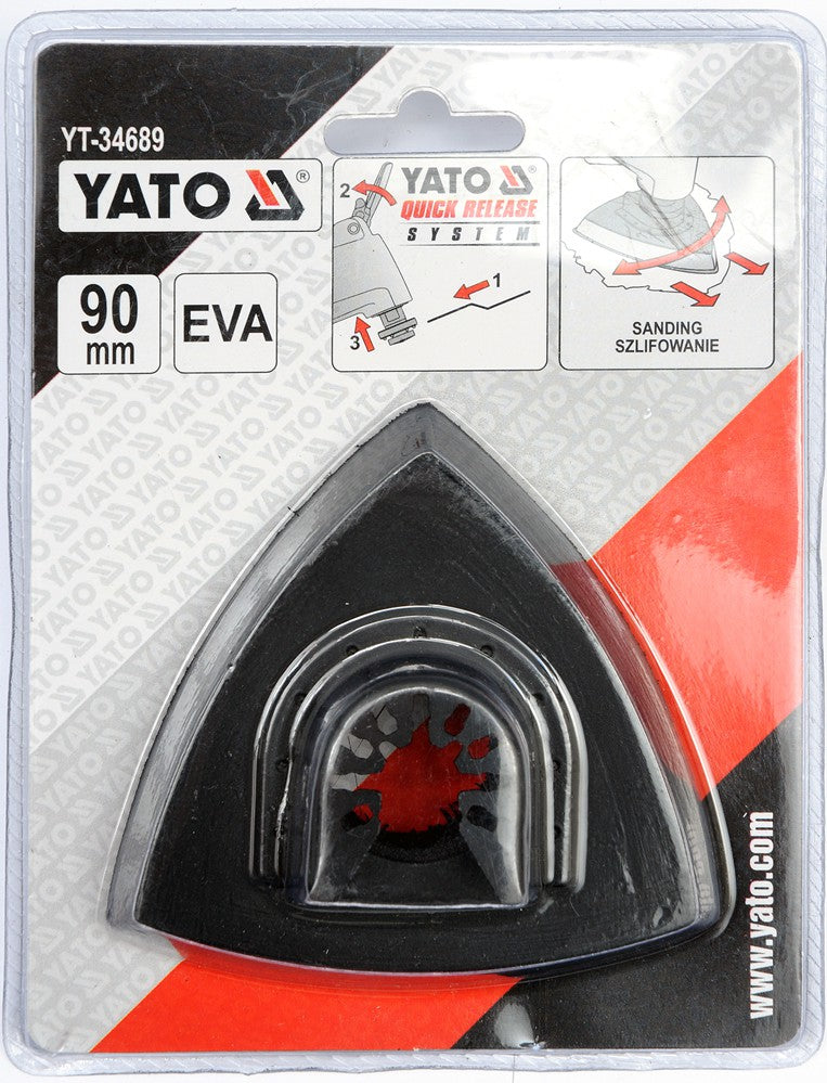 TRIANGULAR EVA SANDING PAD FOR MULTITOOL (YT-34689)